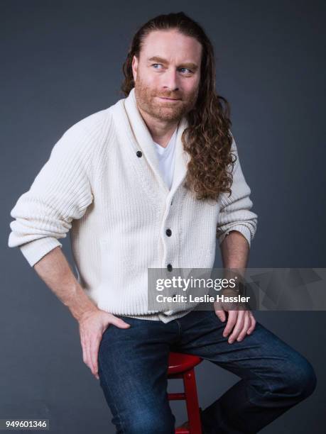 Chris Milk poses for a portrait during the Jury Welcome Lunch - 2018 Tribeca Film Festival at Tribeca Film Center on April 19, 2018 in New York City.