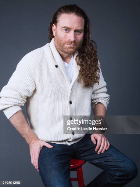 Chris Milk poses for a portrait during the Jury Welcome Lunch - 2018 Tribeca Film Festival at Tribeca Film Center on April 19, 2018 in New York City.