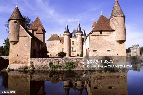 Le château de la Clayette, en Saône-et-Loire, France.