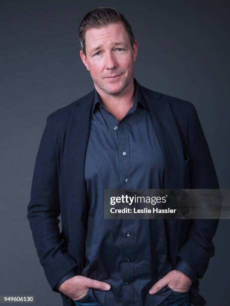 Ed Burns poses for a portrait during the Jury Welcome Lunch - 2018 Tribeca Film Festival at Tribeca Film Center on April 19, 2018 in New York City.