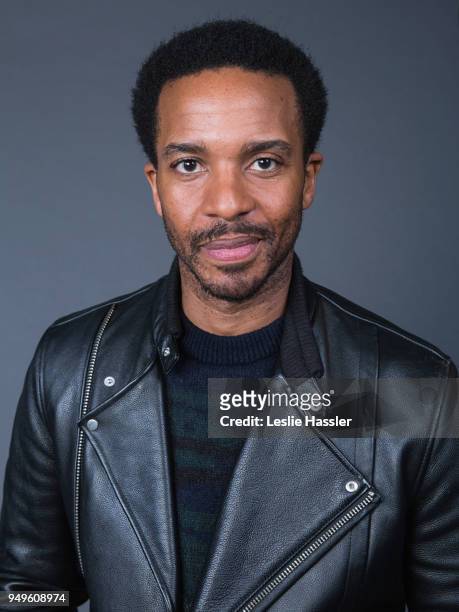 Andre Holland poses for a portrait during the Jury Welcome Lunch - 2018 Tribeca Film Festival at Tribeca Film Center on April 19, 2018 in New York...