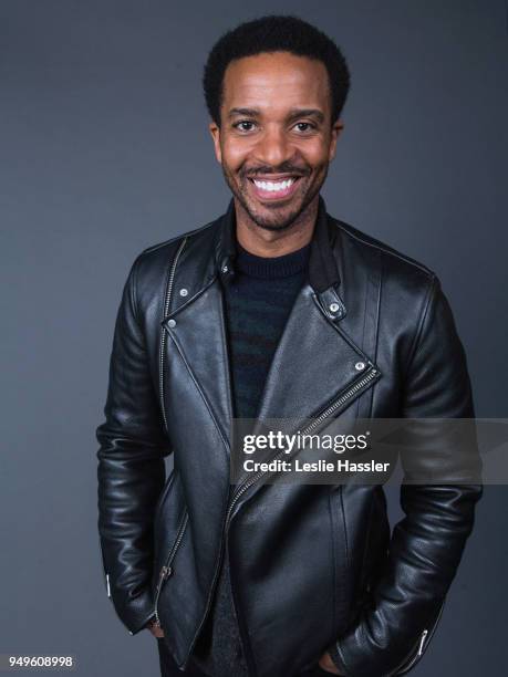 Andre Holland poses for a portrait during the Jury Welcome Lunch - 2018 Tribeca Film Festival at Tribeca Film Center on April 19, 2018 in New York...