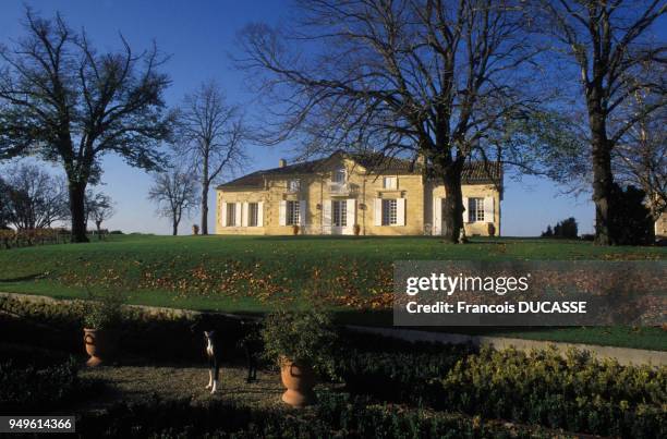 Domaine de Chateau Faugères à Sainte-Colombe, dans le Rhône, France.