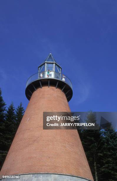 Le phare du centre ?Centre international d'art et du paysage de Vassivière?, à Beaumont-du-Lac, dans la Haute-Vienne, France.