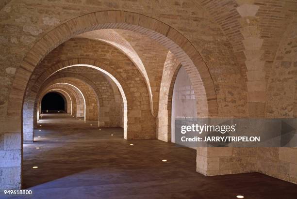 Galerie du musée d'art contemporain de Bordeaux, en Gironde, France.