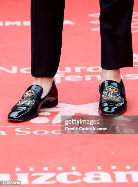 Canco Rodriguez attends the 21th Malaga Film Festival closing ceremony at the Cervantes Teather on April 21, 2018 in Malaga, Spain.