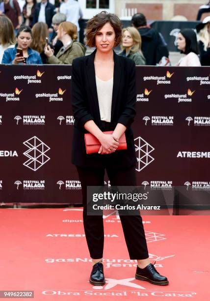 Marta Diaz attends the 21th Malaga Film Festival closing ceremony at the Cervantes Teather on April 21, 2018 in Malaga, Spain.