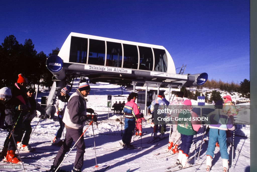 Station Font Romeu Télésiège de la station de Ski de Font-Romeu, à... News Photo - Getty ...