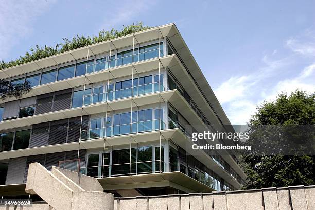 The building housing the headquarters of Addax Petroleum Corp. Is seen in Geneva, Switzerland, on Thursday, June 25, 2009. China Petrochemical Corp.,...