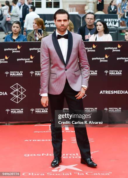 Angel Caballero attends the 21th Malaga Film Festival closing ceremony at the Cervantes Teather on April 21, 2018 in Malaga, Spain.