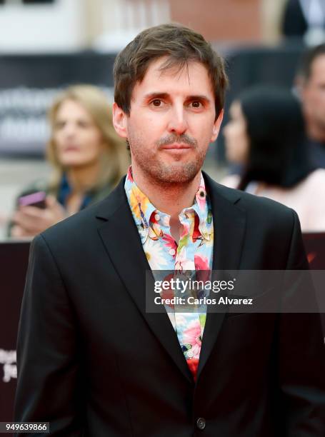 Julian Lopez attends the 21th Malaga Film Festival closing ceremony at the Cervantes Teather on April 21, 2018 in Malaga, Spain.