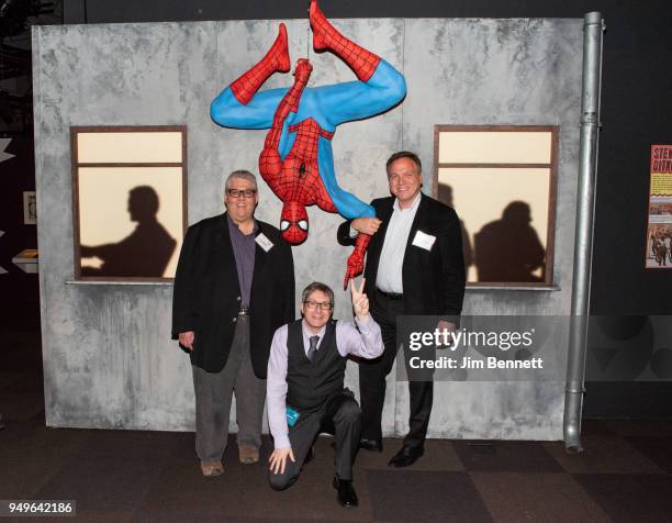 Veep executive producer and showrunner and comics collector David Mandel , exhibit curator and professor Ben Saunders and comics collector Charles...