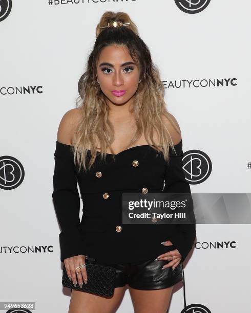 Ally Brooke attends the 2018 Beautycon NYC at The Jacob K. Javits Convention Center on April 21, 2018 in New York City.