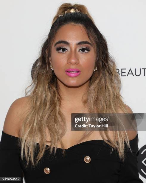 Ally Brooke attends the 2018 Beautycon NYC at The Jacob K. Javits Convention Center on April 21, 2018 in New York City.