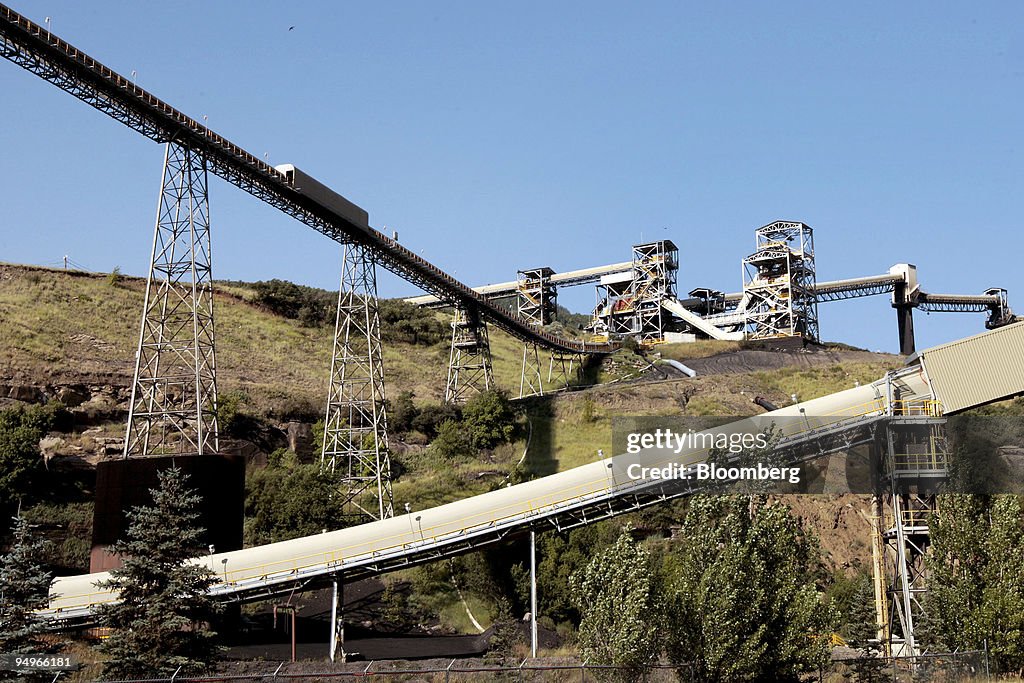 Coal is extracted at a Mountain Coal Company colliery in the