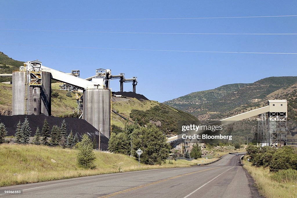 Coal is extracted at a Mountain Coal Company colliery in the