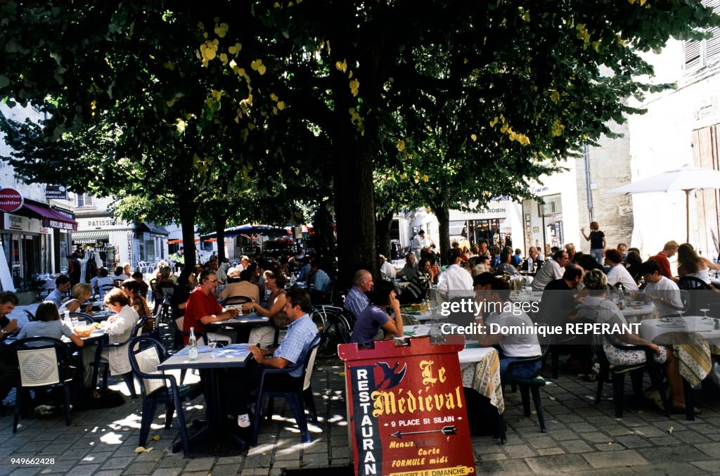 Terrasse d'un restaurant à Périgueux