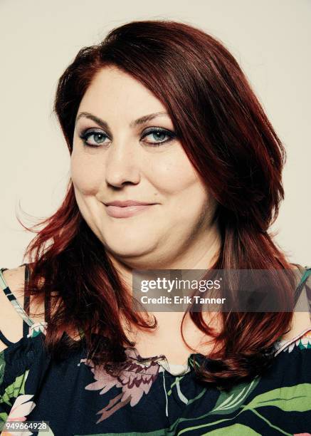 Joy Nash of the film "Dead Women Walking" poses for a portrait during the 2018 Tribeca Film Festival at Spring Studio on April 21, 2018 in New York...