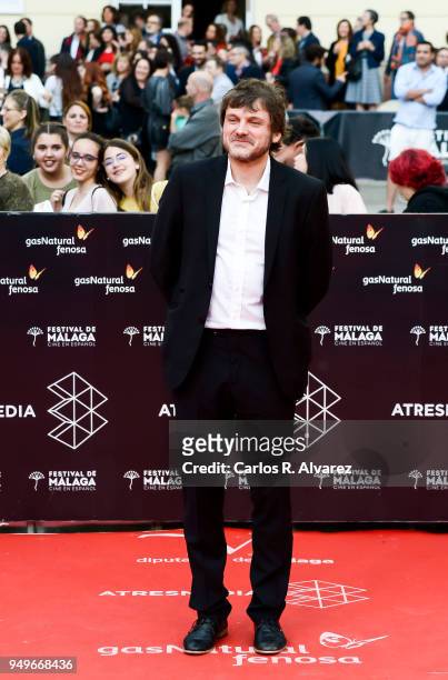 Attends the 21th Malaga Film Festival closing ceremony at the Cervantes Teather on April 21, 2018 in Malaga, Spain.