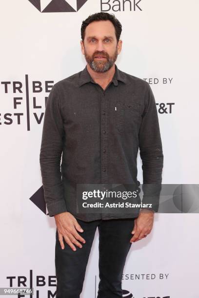 Surfer and filmmaker Taylor Steele attends a screening for "Momentum Generation" during te 2018 Tribeca Film Festival at SVA Theatre on April 21,...