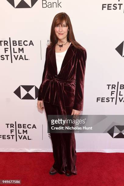 Producer Amy Herdy attends the "Bleeding Edge" premiere during the 2018 Tribeca Film Festival at SVA Theater on April 21, 2018 in New York City.