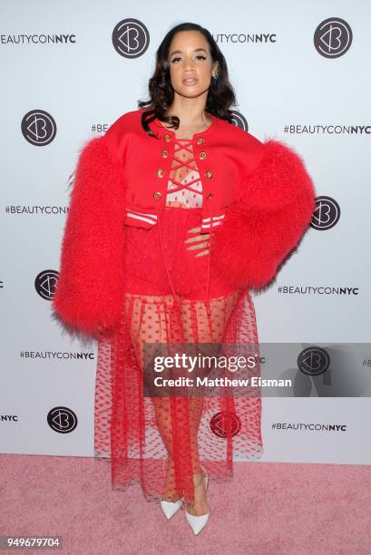 Actor Dascha Polanco attends Beautycon Festival NYC 2018 - Day 1 at Jacob Javits Center on April 21, 2018 in New York City.