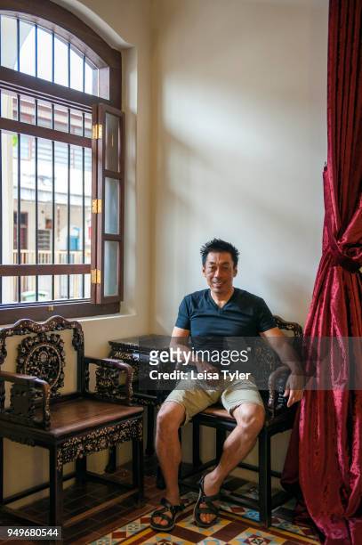 Penang born hotelier Christopher Ong in his flagship property Seven Terraces, George Town, Penang.