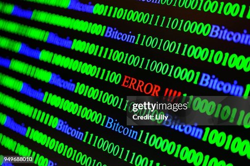 Binary code with Error lettering Binary code with Error lettering