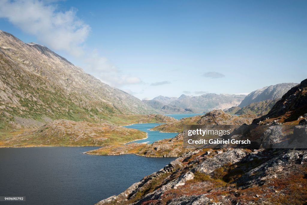 Lake near Tasiilaq or Ammassalik, East Greenland, Greenland
