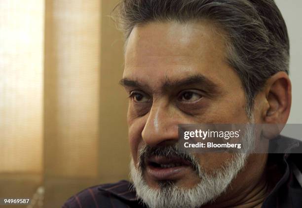 Pronab Sen, India's statistics secretary, speaks during an interview in New Delhi, India, on Friday, July 17, 2009. India's farm output, critical for...