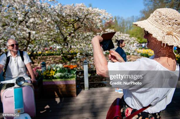 April 21st, Lisse. Keukenhof is also known as the Garden of Europe one of the world's largest flower gardens and is situated in Lisse, The...