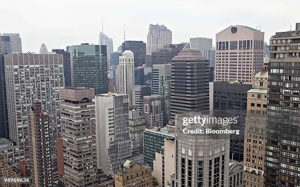 The view looking southwest off the terrace from the apartment of Marc Dreier, the founder of law firm Dreier LLP who was sentenced to 20 years in...