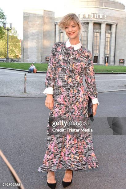 Heike Makatsch during the premiere 'Fremde Tochter' at Babylon on April 21, 2018 in Berlin, Germany.