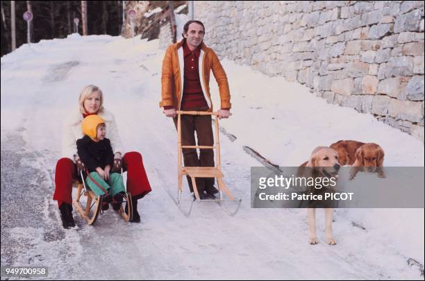 Charles Aznavour with Ulla and Misha.