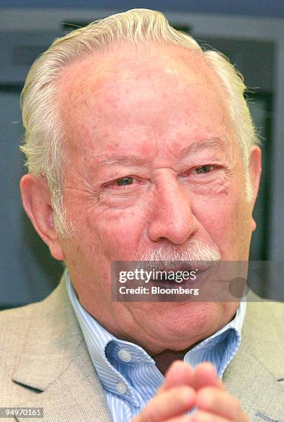 Alberto Nunez Esteva, president of the Sociedad en Movimiento, a Mexican non-governmental organization, speaks during an interview in Mexico City,...