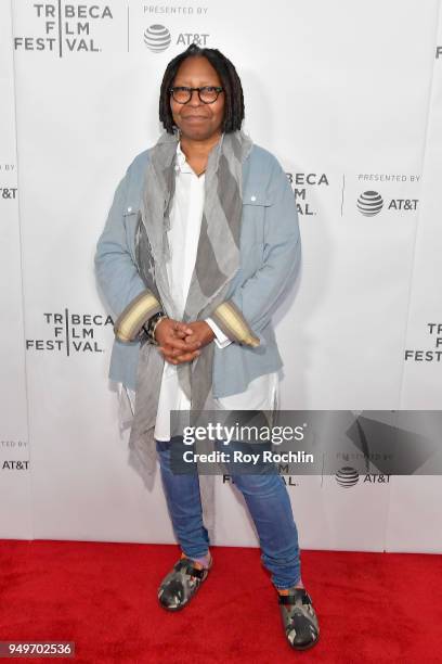 Whoopi Goldberg attends the Shorts Program: The History of White People in America during the 2018 Tribeca Film Festival at Regal Battery Park 11 on...