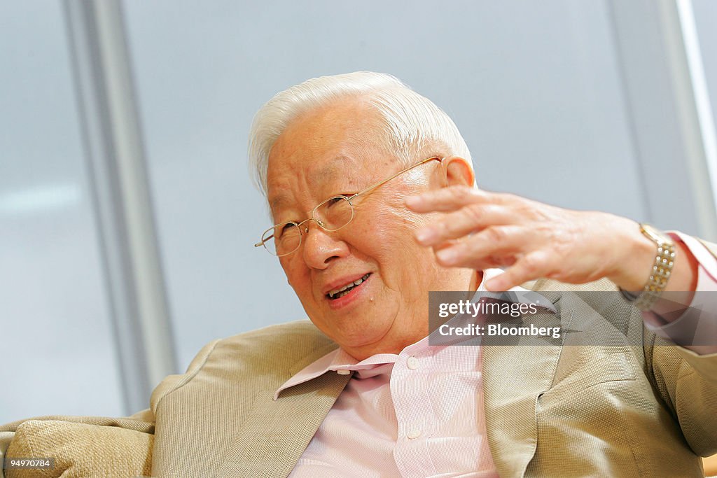 Morris Chang, chairman and chief executive officer of Taiwan