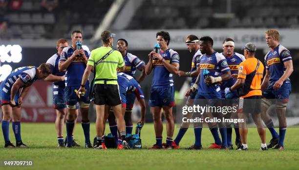 General views during the Super Rugby match between Cell C Sharks and DHL Stormers at Jonsson Kings Park on April 21, 2018 in Durban, South Africa.