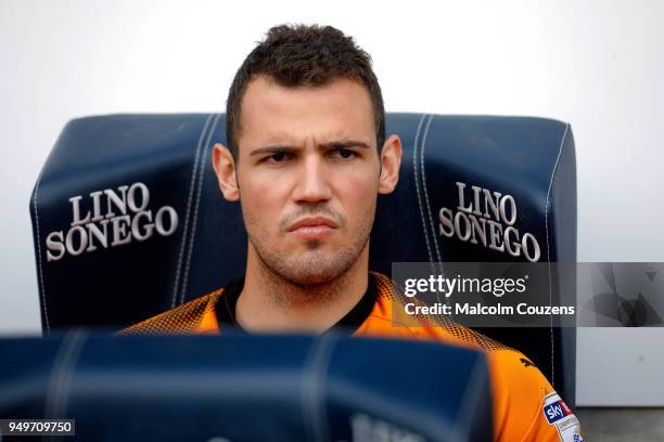 Leo Bonatini of Wolverhampton Wanderers looks on during the Sky Bet Championship match between Bolton Wanderers and Wolverhampton Wanderers at Macron...