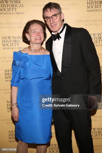 Patrica Kavanagh and James Grant attend New-York Historical Society Weekend with History at New-York Historical Society on April 13, 2018 in New York...