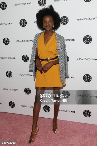 DeShauna Barber attends the 2018 Beautycon NYC at The Jacob K. Javits Convention Center on April 21, 2018 in New York City.