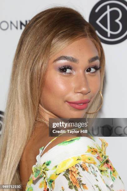 Eva Gutowski attends the 2018 Beautycon NYC at The Jacob K. Javits Convention Center on April 21, 2018 in New York City.