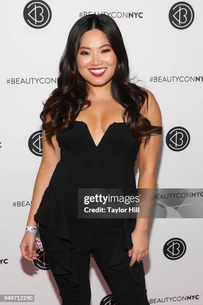 Xixi Yang attends the 2018 Beautycon NYC at The Jacob K. Javits Convention Center on April 21, 2018 in New York City.