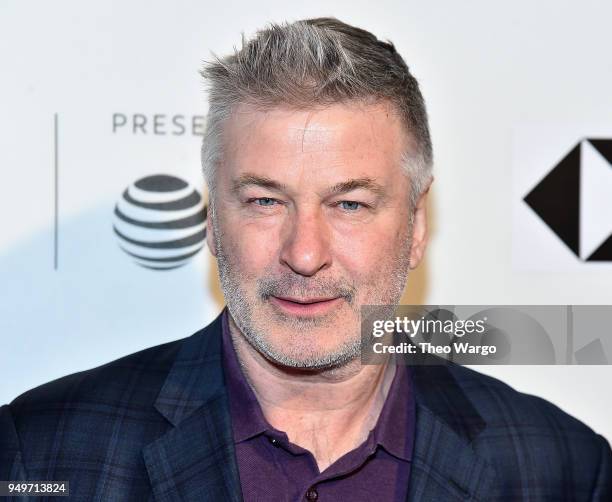 Alec Baldwin attends "The Seagull" premiere during the 2018 Tribeca Film Festival at BMCC Tribeca PAC on April 21, 2018 in New York City.