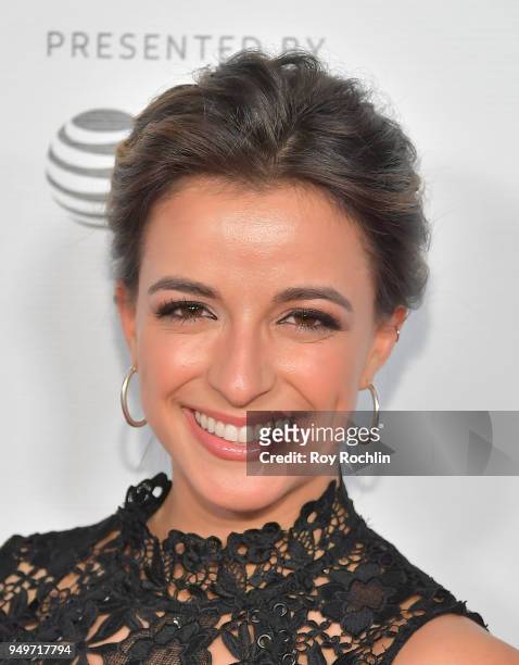 Victoria Arlen attends the Shorts Program: Locked in during the 2018 Tribeca Film Festival at Regal Battery Park 11 on April 21, 2018 in New York...
