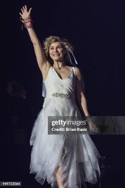 Clare Bowen performs at Nashville in Concert at The O2 Arena on April 21, 2018 in London, England.