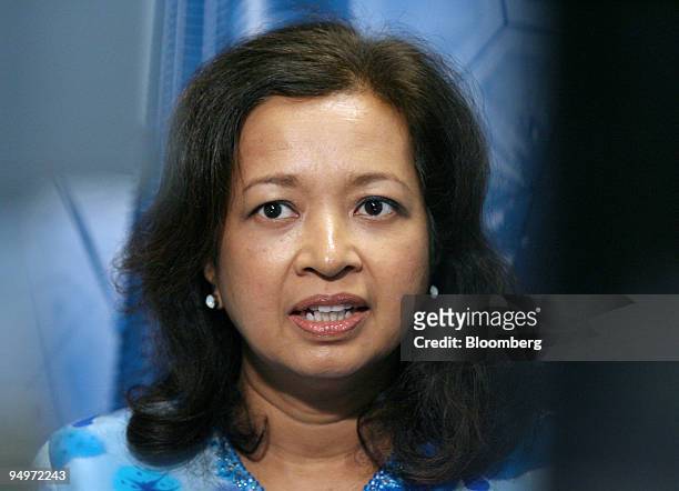Marina Mahathir, president of the Malaysian Aids Council, speaks during an interview in Kuala Lumpur, Malaysia, on Wednesday, Aug. 26, 2009. Marina...