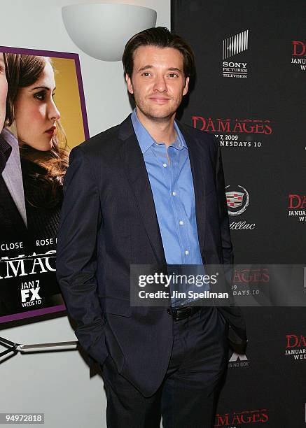 Actor Jason Butler Harner attends the "Damages" Season 2 Premiere at DGA Theater on December 13, 2008 in New York City.