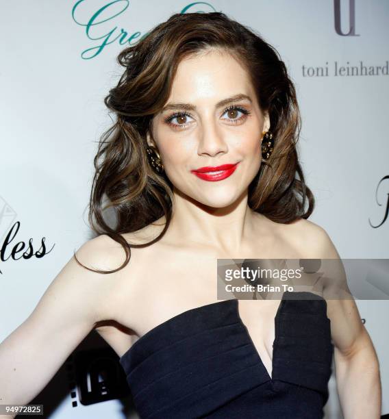 Actress Brittany Murphy attends "Across The Hall" Los Angeles Premiere at Laemmle's Music Hall 3 on December 1, 2009 in Beverly Hills, California.
