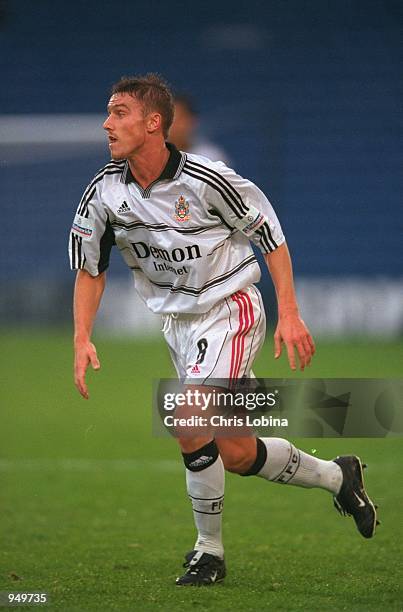 Lee Clark of Fulham in action during the Nationwide League Division One match against Wimbledon played at Selhurst Park, in London. Fulham won the...